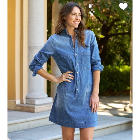 Frank & Eileen Denim playsuit dress XS - Picture 1 of 6